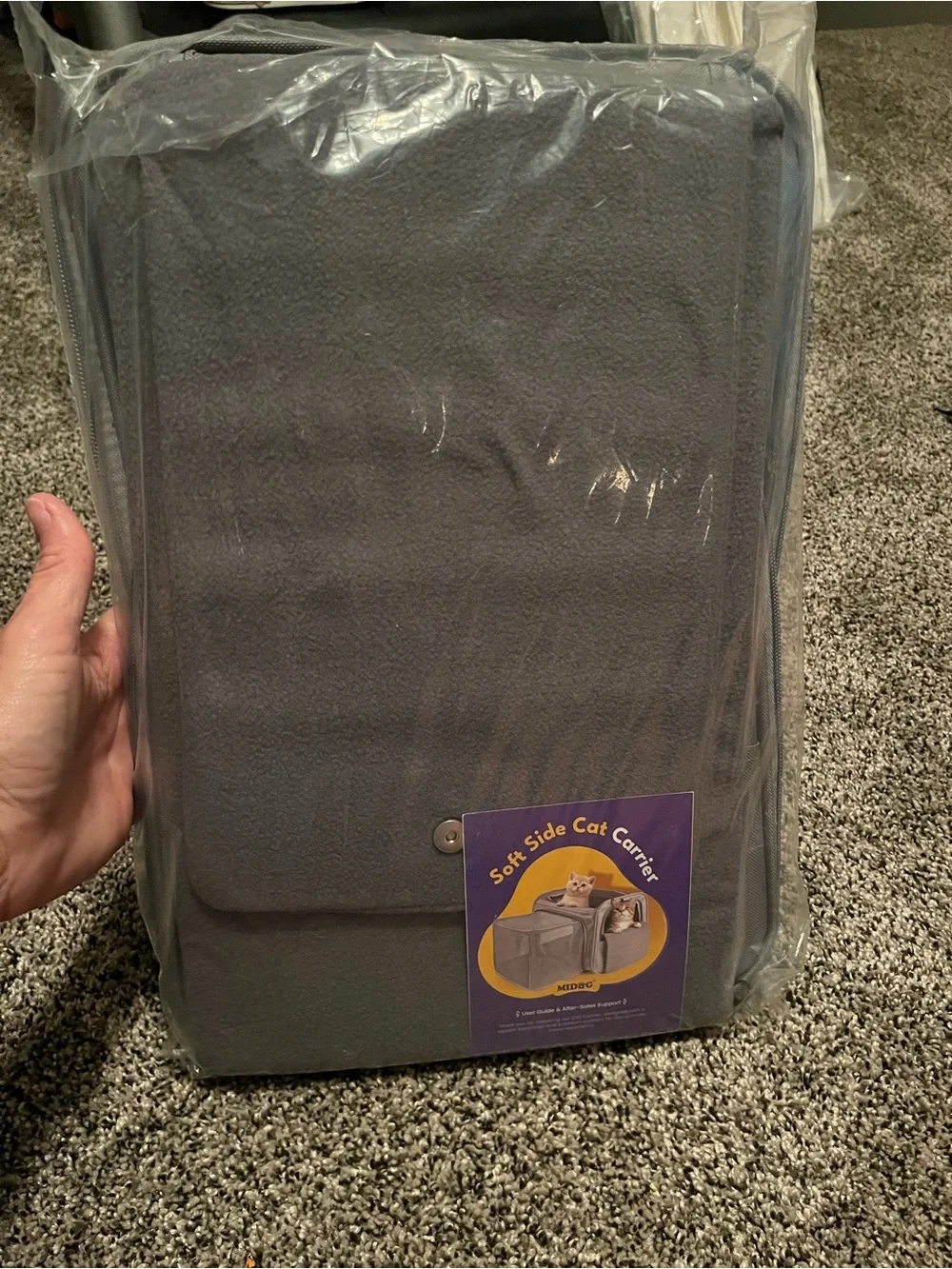 Midog soft side cat carrier